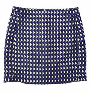 J.Crew Geometric Patterned Mini Skirt
